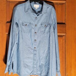 Women's medium The Tog Shop denim top